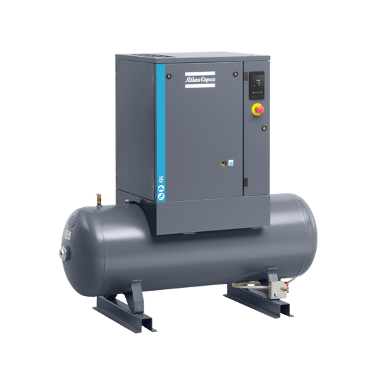 G 5 TM tank mounted rotary screw air compressor